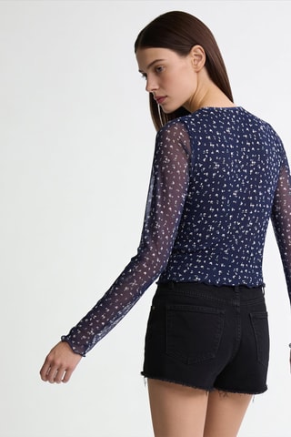 Top - Marineblauw