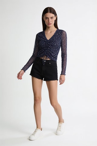 Top - Marineblauw