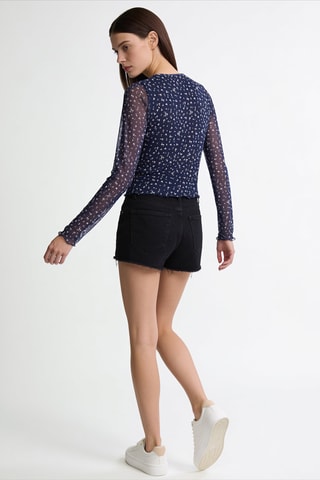 Top - Marineblauw