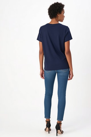 T-shirt - Marineblauw