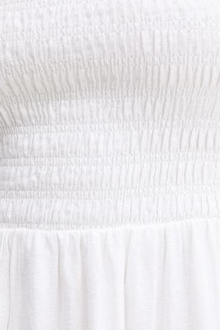 Linnen Bustier-jurk - Wit