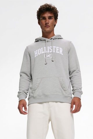 Sweater met Capuchon - Lichtgrijs