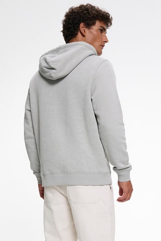 Sweater met Capuchon - Lichtgrijs