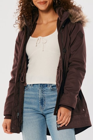 Parka met Capuchon - Bruin