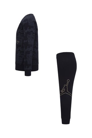Sweat et pantalon polaire - Jordan - Blanc, noir et gris