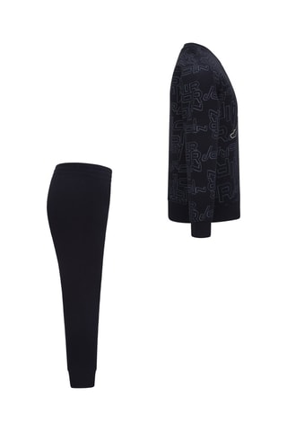 Sweat et pantalon polaire - Jordan - Blanc, noir et gris