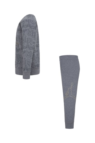 Sweat et pantalon polaire - Jordan - Noir, jaune et gris