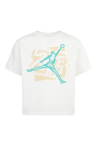 T-shirt Jumpman  - Jordan - Beige, blanc et bleu