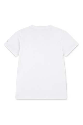Tshirt Mickael Jordan - Blanc, noir et orange