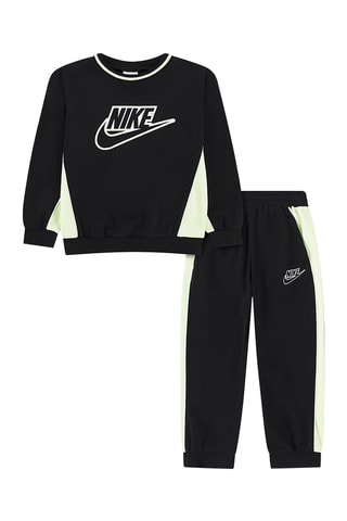 Sweat et pantalon Color Blocked Crew - Nike - Noir