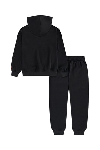 Sweat à capuche et jogging - Blanc, noir et jaune