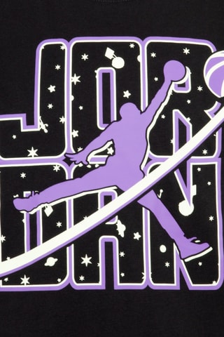 T-shirt Flight - Jordan - Blanc, noir et violet