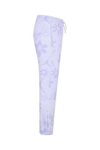 Pantalon JDG Floral Flight - Blanc et violet