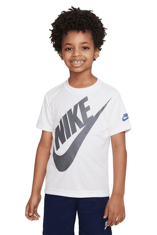 T-shirt et short - Nike - Blanc, bleu et gris