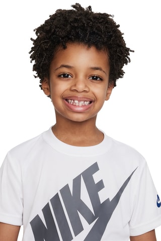 T-shirt et short - Nike - Blanc, bleu et gris