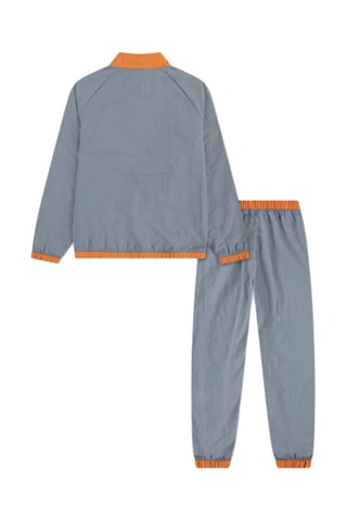 Coupe-vent et pantalon - Blanc, gris et orange