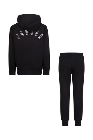 Sweat à capuche et pantalon polaire - Jordan - Blanc, noir et gris