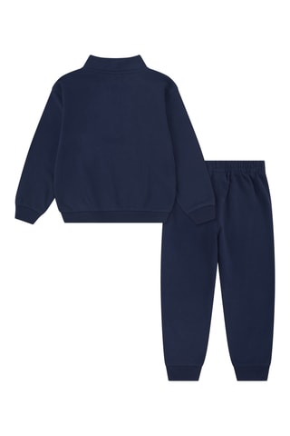 Sweat et pantalon polaires Club Quarter - Nike - Bleu marine