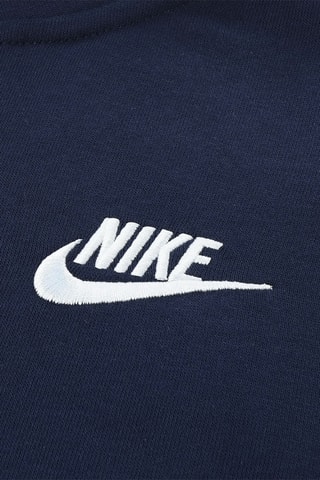 Sweat et pantalon polaires Club Quarter - Nike - Bleu marine