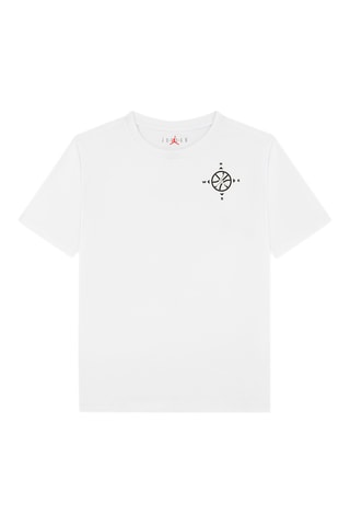 T-shirt Compass Jumpman - Jordan - Blanc