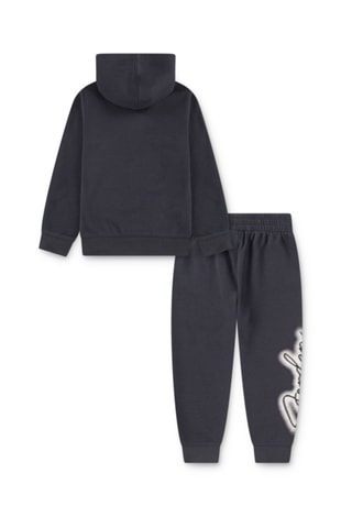 Sweat à capuche et pantalon - Blanc et noir