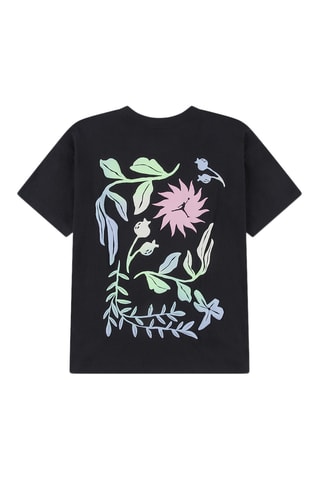 T-shirt Puff Floral - Jordan - Noir