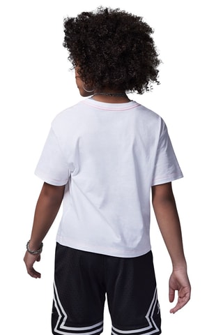 T-shirt - Jordan - Blanc et rose