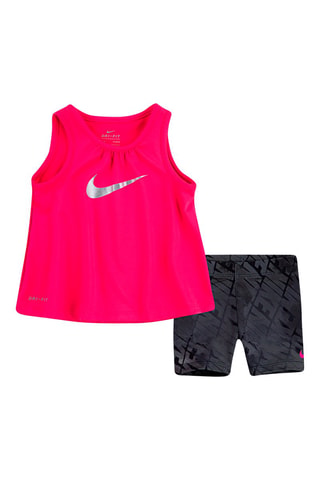 Débardeur et short - Nike - Noir et rose