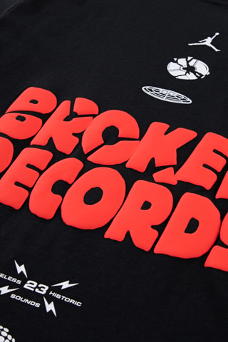 T-shirt Broken Records - Jordan - Noir