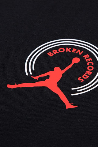 T-shirt Broken Records - Jordan - Noir