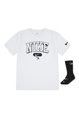T-shirt et chaussettes - Blanc