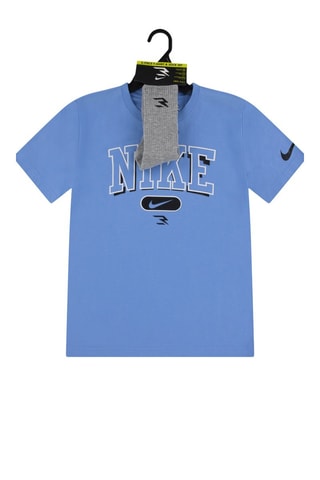 T-shirt et chaussettes - Bleu