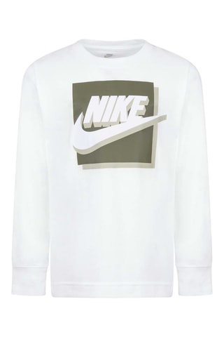 T-shirt - Nike Kids - Blanc et marron