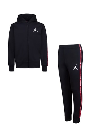 Sweat à capuche et pantalon - Jordan - Blanc, noir et rouge