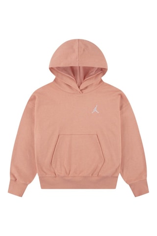 Sweat à capuche - Blanc et orange