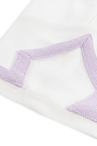 Polo - Blanc et violet