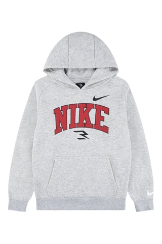 Sweat à capuche - Blanc, noir et gris
