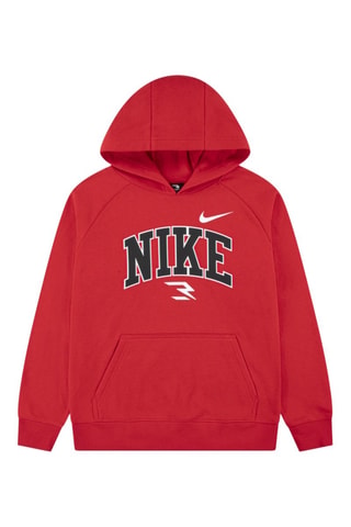 Sweat à capuche - Blanc, noir et rouge