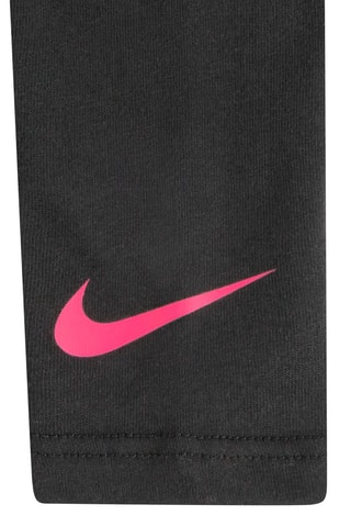 T-shirt et legging - Nike - Blanc, noir et rose
