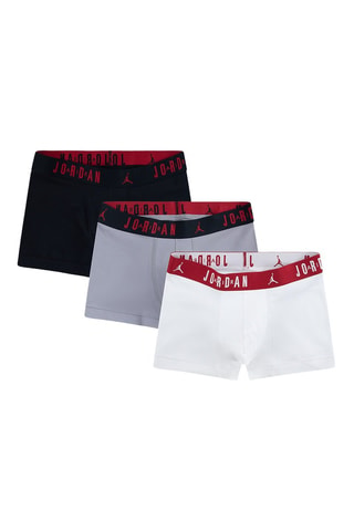 3 boxers Flight - Jordan - Blanc, noir et gris