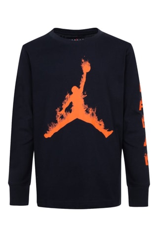 T-shirt Flames - Jordan - Bleu et rouge
