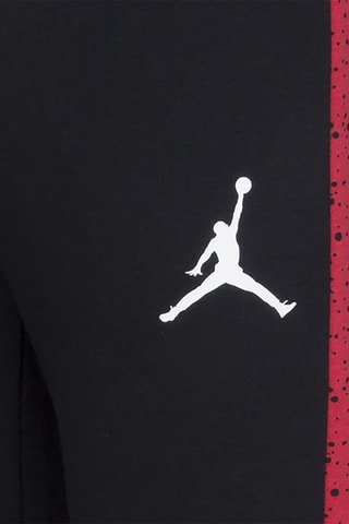 Sweat à capuche et pantalon polaire - Noir et rouge