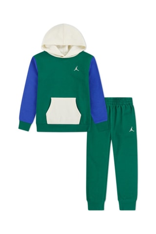 Sweat et pantalon   - Jordan - Beige, bleu et vert