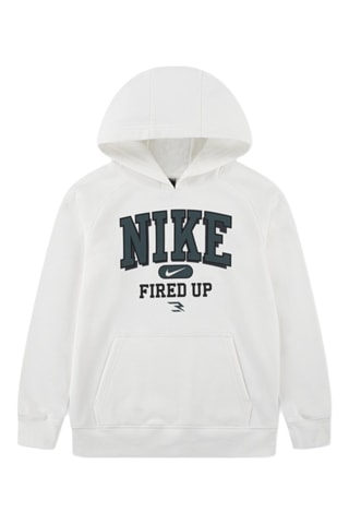 Sweat à capuche - Blanc, noir et vert