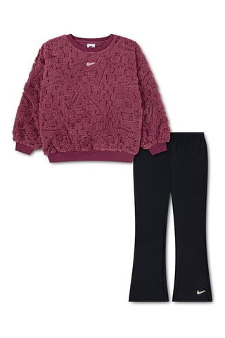 Sweat et legging - Noir et rouge