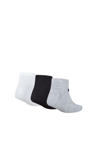 3 paires de chaussettes - Blanc, gris et noir