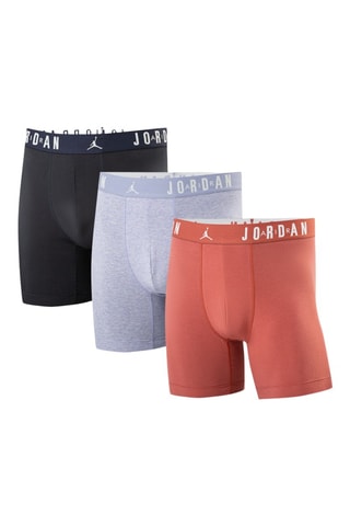 3 boxers - Noir, bleu et orange