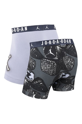 2 boxers - Blanc, gris et noir