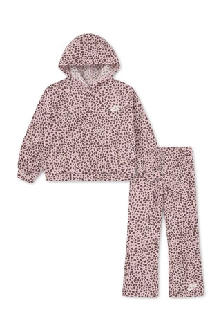 Sweat à capuche et legging - Rose
