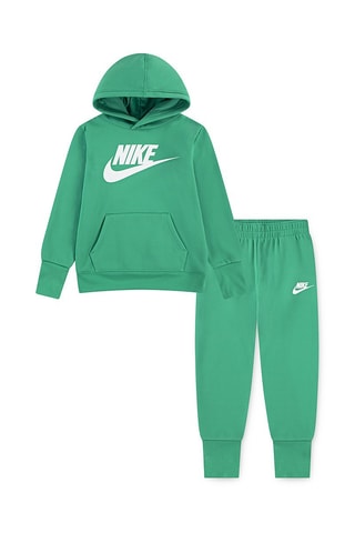 Sweat à capuche et pantalon - Blanc et vert